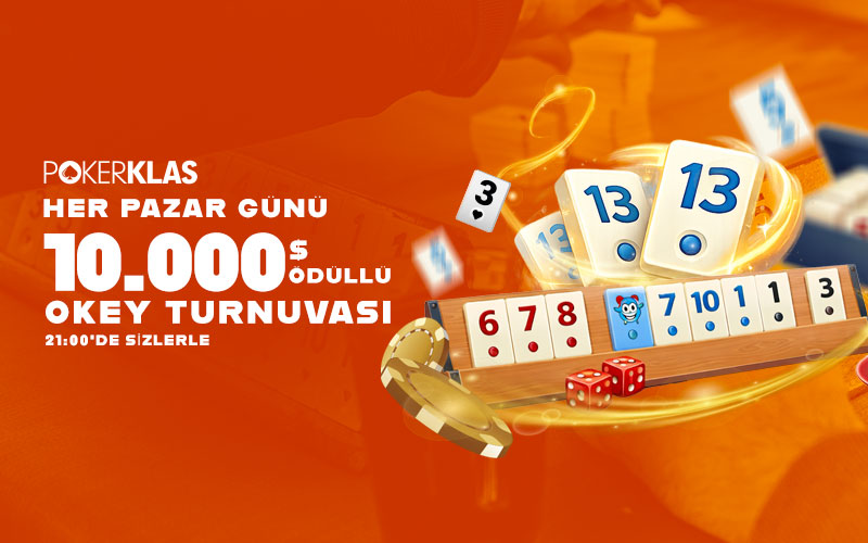 Okey Turnuvaları 10.000$ Ödüllü